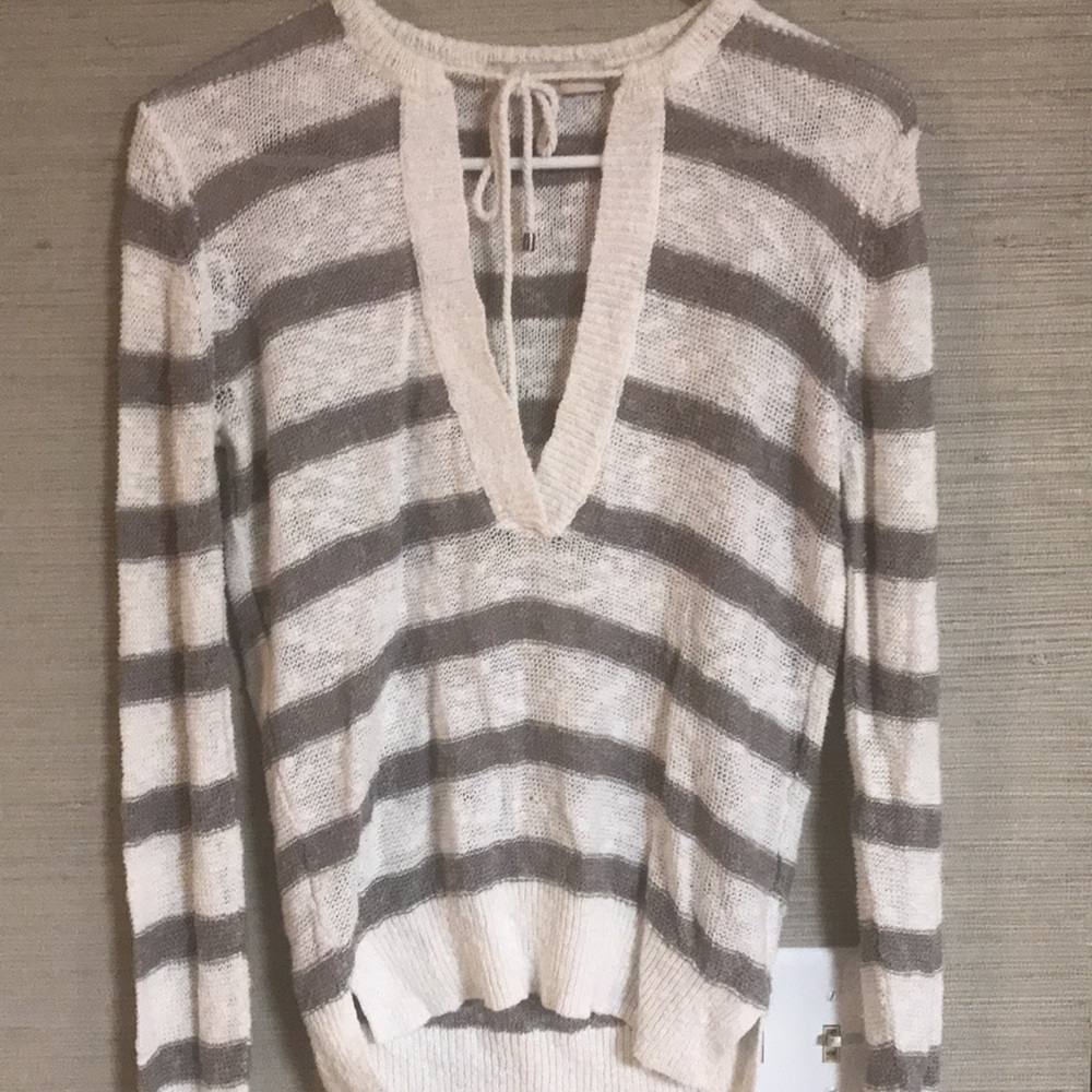 Loft tie sweater